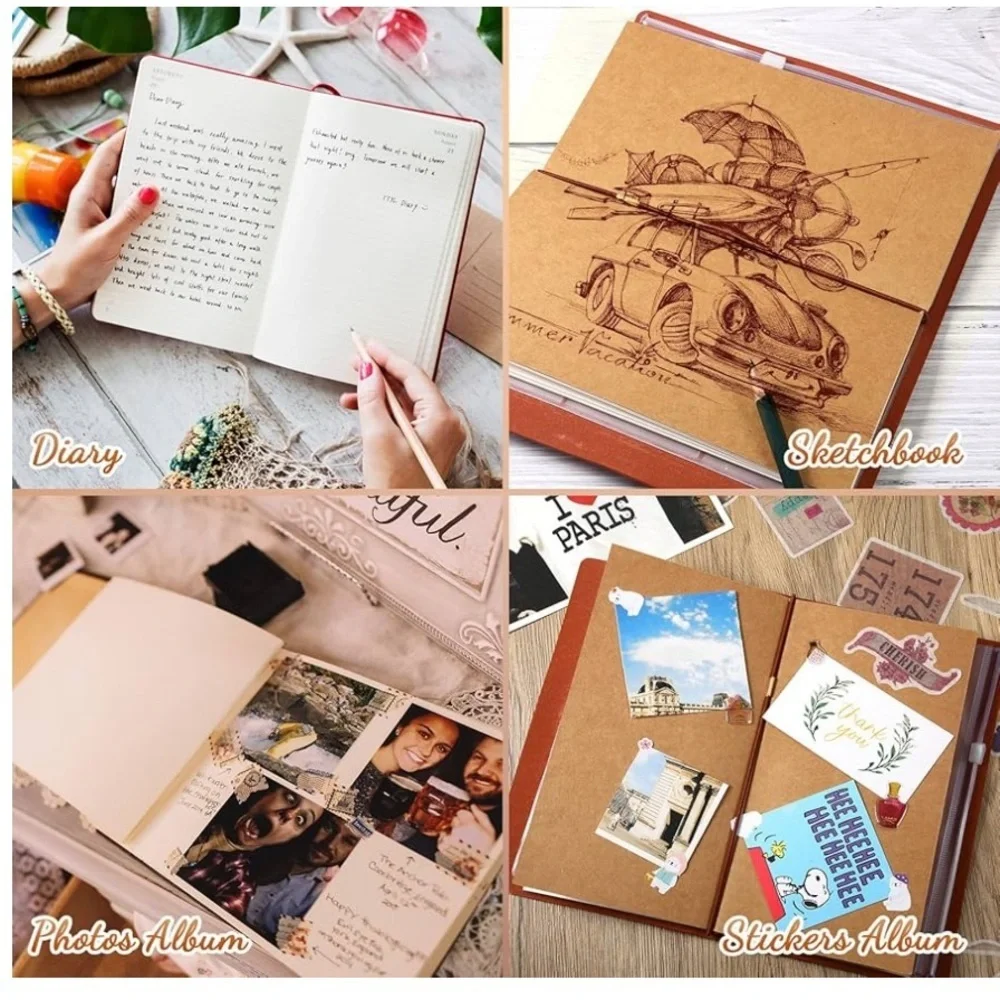 🆕 Graduation Gifts Leather Journal PURPLE